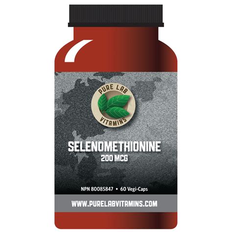 Selenomethionine by Pure Lab Vitamins, 60 Vegi-Caps – Surrey Natural Foods