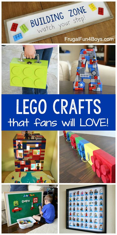 Awesome DIY LEGO Crafts and Room Decor Projects - Frugal Fun For Boys ...