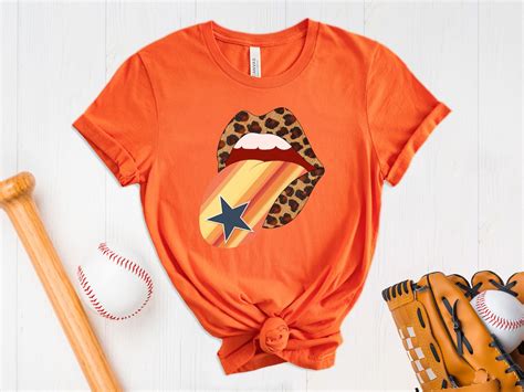 Astros Shirt, Tongue Out Astros Baseball Tshirt, Womens Astros Shirt ...