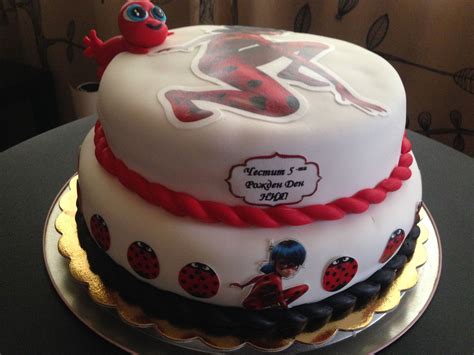 Ladybug and Cat Noir Cake