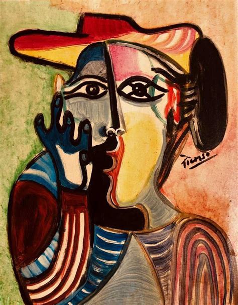 Pablo Picasso Spanish Mixed Media Spanish Art Cubism