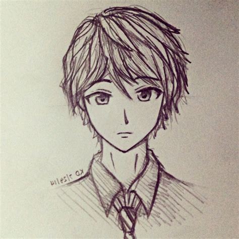 Anime Boy Drawing Easy - Boy Face Drawing Cartoon | Free download on ...