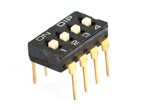 Dip switch - 4 way, $1.25 : Protostack, AVR Development kits, Boards ...