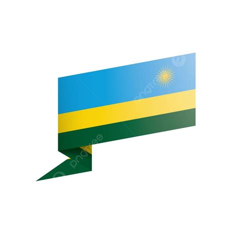 Rwanda National Flag Symbol Country, Blue, Ribbon, Union PNG and Vector ...