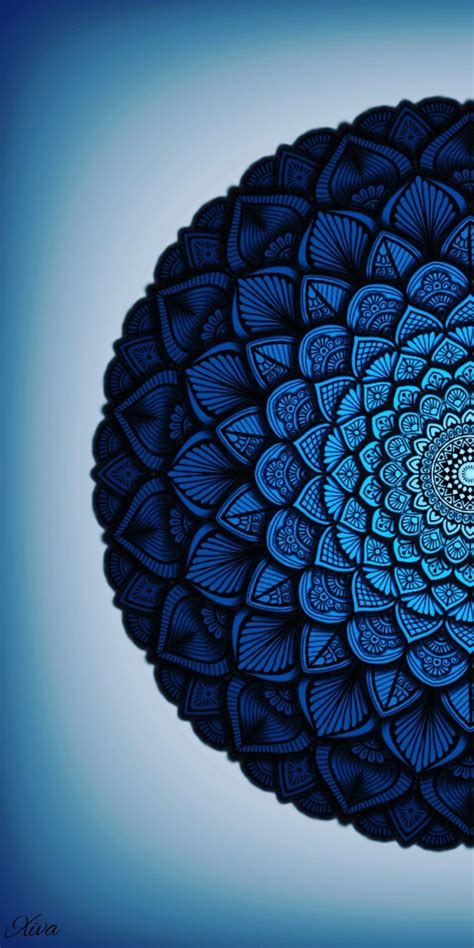 Mandala art Blue mandala art | Mandala wallpaper, Oneplus wallpapers ...