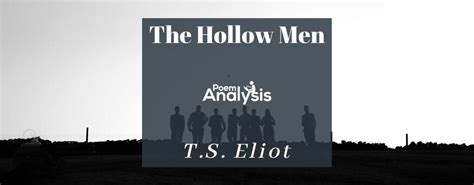 The Hollow Men by T.S. Eliot (Poem + Analysis)