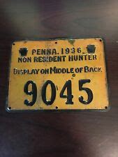 Pennsylvania Vintage Hunting Licenses for sale | eBay