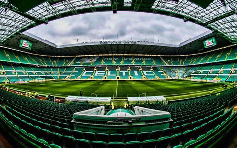 Télécharger fonds d'écran Celtic Park, HDR, stade de football, le ...