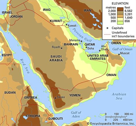 Arabian Sea World Map