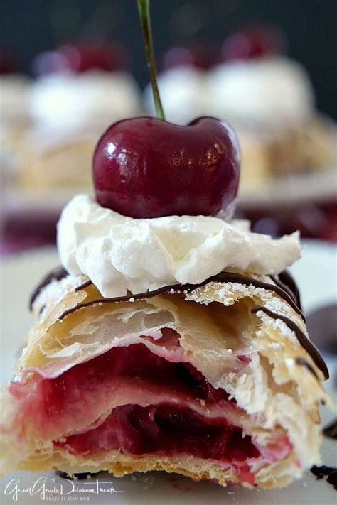 Cherry Cream Cheese Puff Pastry is a delicious puff pastry filled with ...