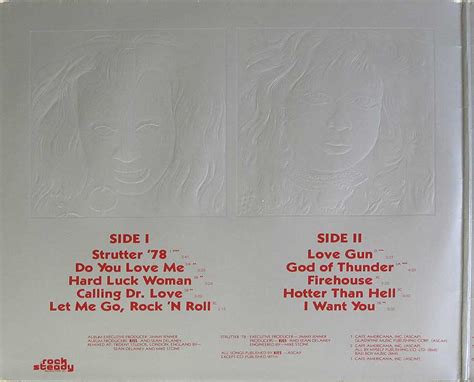 KISS Double Platinum Gatefold Cover Album Cover Gallery & 12" Vinyl LP ...