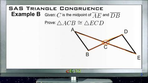 SAS Triangle Congruence | CK-12 Foundation