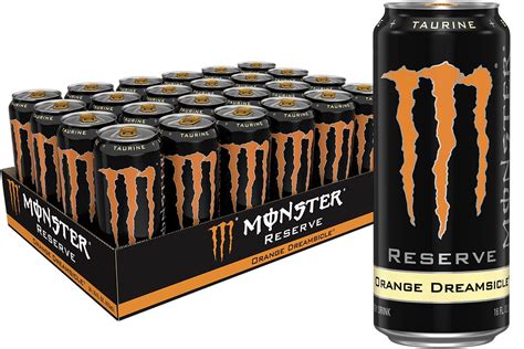 Monster Energy Reserve Orange Dreamsicle, 16 onças (embalagem de 24)