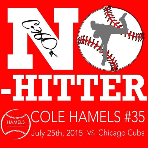 Cole Hamels 'No Hitter' T-Shirt to benefit The Hamels Foundation | Bob ...