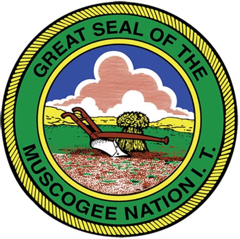 The Great Seal of the Muscogee Nation Self-adhesive Decal native ...