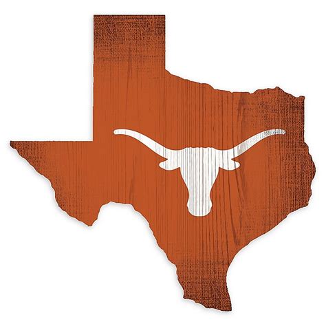 University of Texas Team Color Logo State Sign | Bed Bath & Beyond ...