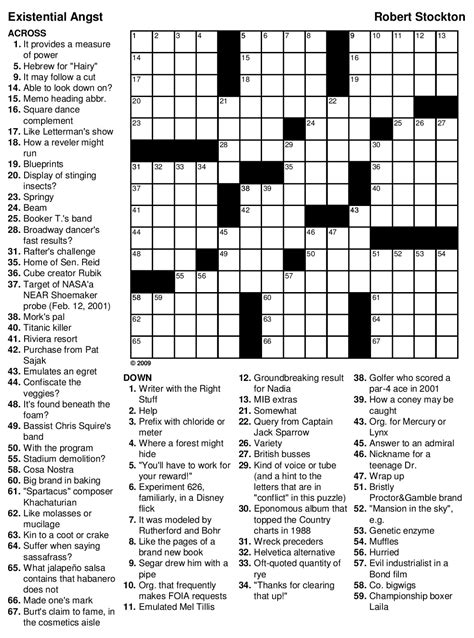 Printable Hard Crossword Puzzles Free | Printable Crossword Puzzles