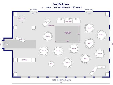 Free Wedding Reception Floor Plan Template | Floor Roma