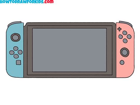 How To Draw A Nintendo Switch Easy Drawing Tutorial For, 57% OFF