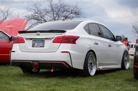 White Nissan Sentra Nismo with Lip Spoiler - BenLevy.com