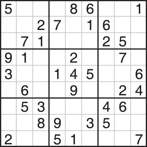 Printable Sudoku Puzzles For Beginners - Printable Crossword Puzzles