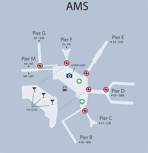 Eunice Frazier Kabar: Schiphol Departures 3 Map