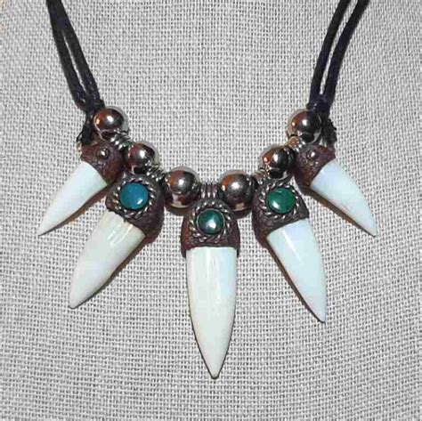 Crocodile Tooth Necklace - Krazy Bear Trading Post