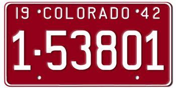 Colorado License Plates | Personalized license plates, License plate ...