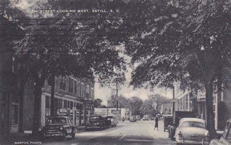 ESTILL , South Carolina , 1940s ; 3rd Street, Looking West | Photo ...