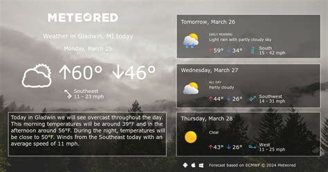 Gladwin, MI Weather 14 days - Meteored