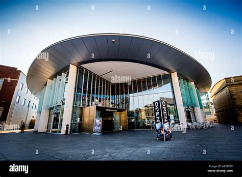 Perth Concert Hall, Scotland, at sunset Stock Photo - Alamy