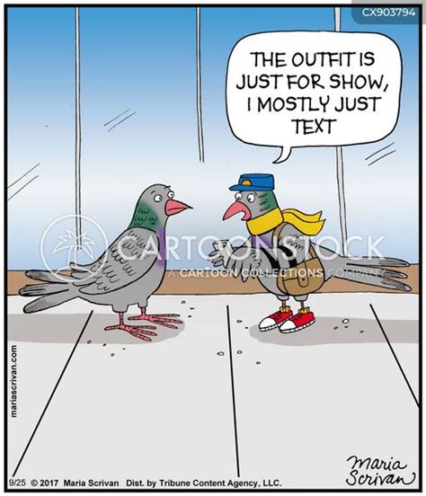 Carrier Pigeon Cartoons and Comics - funny pictures from CartoonStock