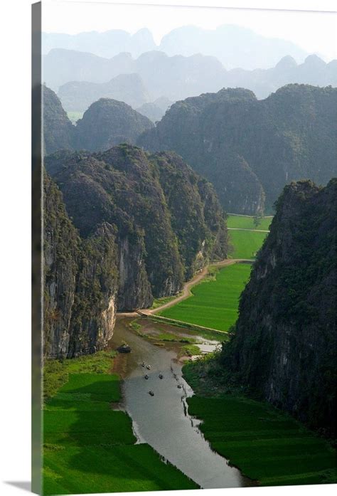 Asia, Vietnam, Ha Nam Ninh, Ninh Binh area, Tam Coc Wall Art, Canvas ...