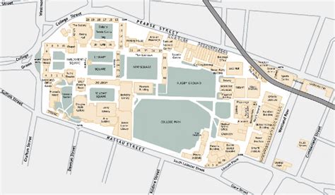 Trinity College Campus Map – Map VectorCampus Map