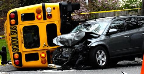 SUV and School Bus Involved in Head-On Collision | Chattanooga Injury ...