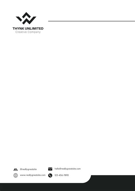 Creative Letterhead Design Psd Free Download