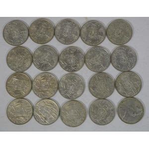 Australian 1966 round 50 cent coin collection - Coins - Numismatics ...