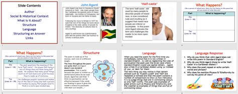 Half Caste by John Agard | Teaching Resources