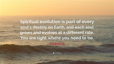 James Van Praagh Quote: “Spiritual evolution is part of every soul’s ...