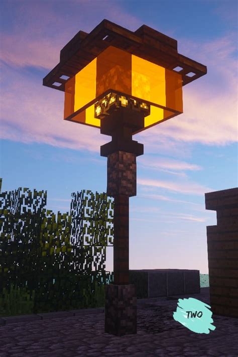 Minecraft simple modern lamp | Minecraft designs, Minecraft modern ...