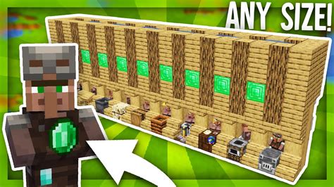 How To Make A Villager Trading Hall With Zombie Bedrock