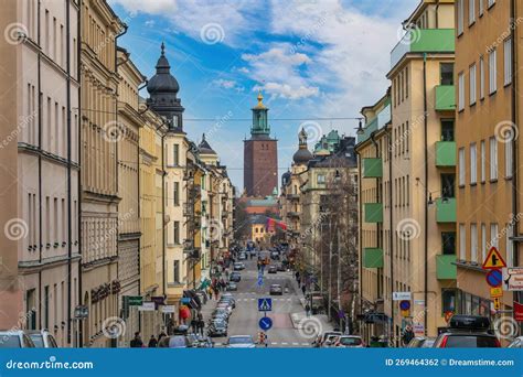 Stockholm, Sweden City Skyline at City Hall Bell Tower Editorial ...