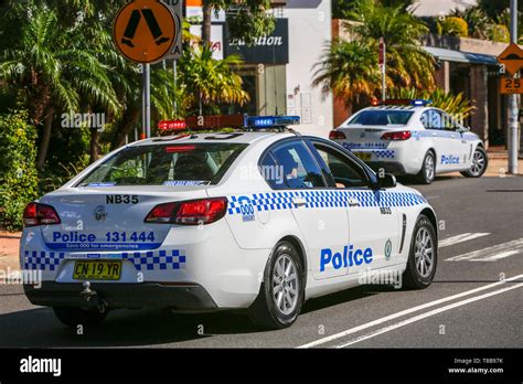 Australian police car, New South Wales police cars vehicles parked in ...