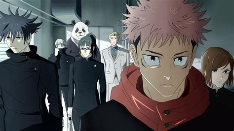 Yuji Itadori HD Jujutsu Kaisen Team Art Wallpaper, HD Anime 4K ...