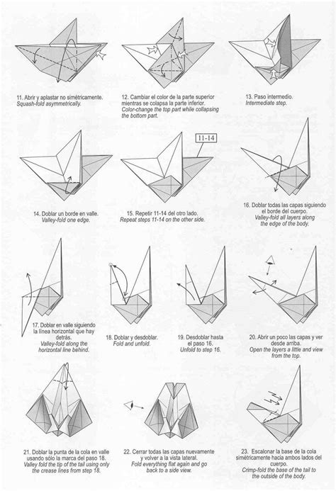 origami swan-sh2 | Origami swan instructions, Origami swan, Origami