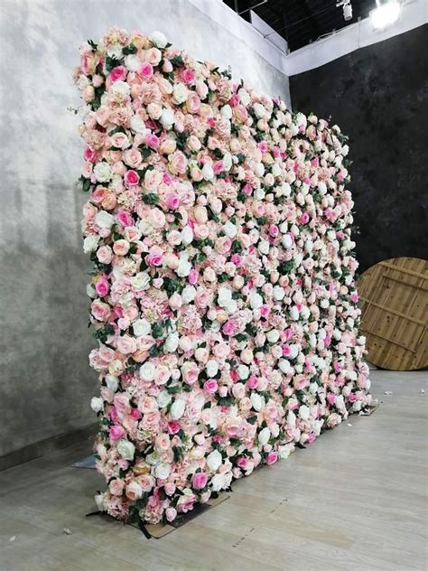 Perfectly Pink Flower Wall | Flower wall rental, Flower wall wedding ...