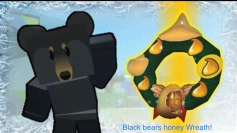 How to admire black bears wreath! (Bee swarm simulator) - YouTube