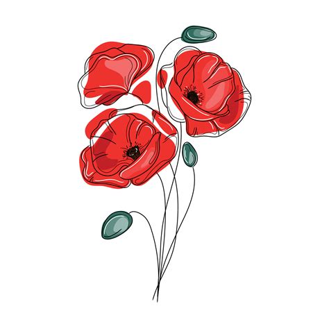 Red Poppy Flower Printable | Best Flower Site