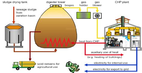 Biogas Power Plant Diagram