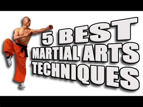 Top 5 Best Martial Arts Techniques - YouTube